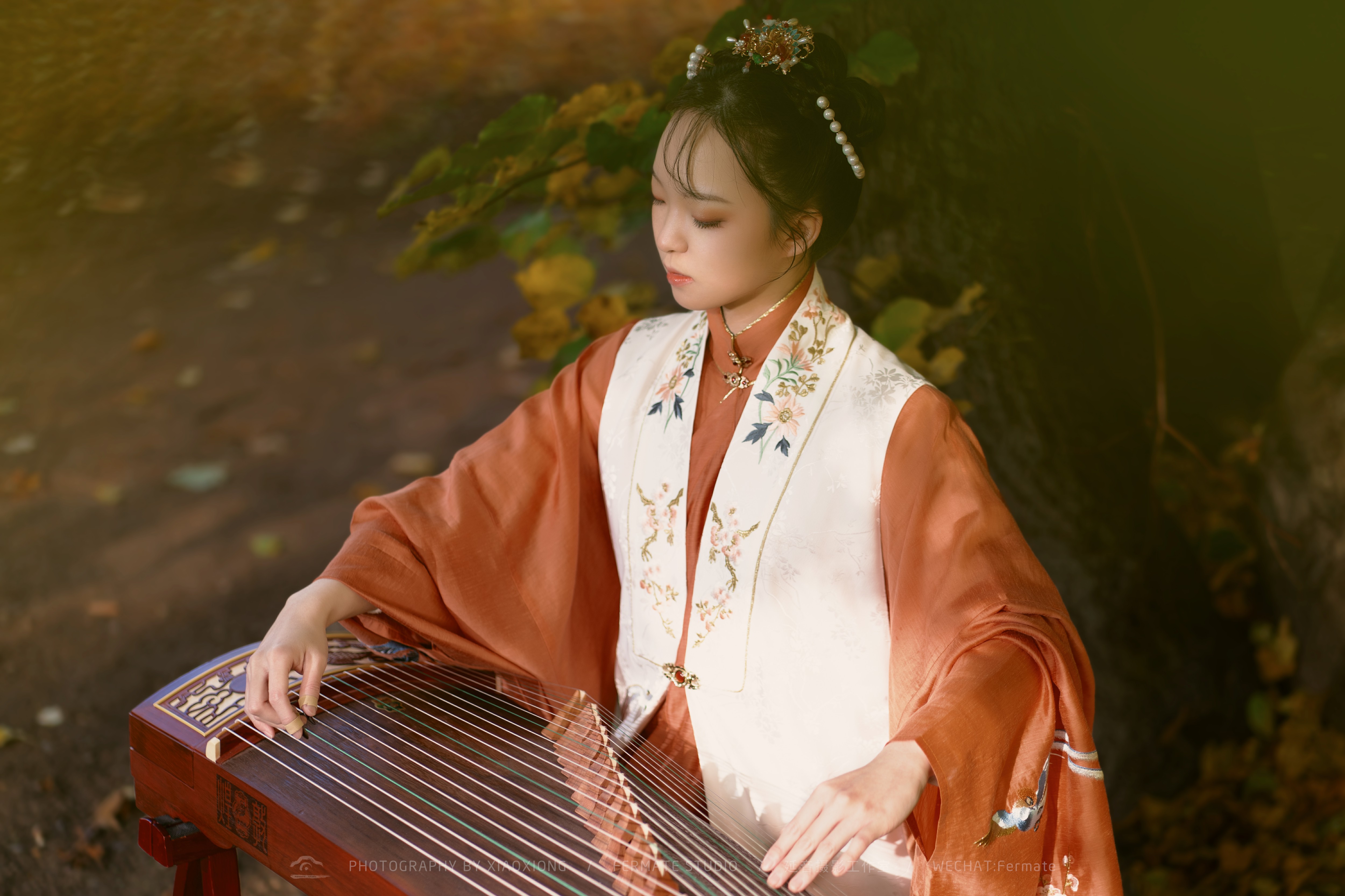 古筝小姐姐--汉服外拍