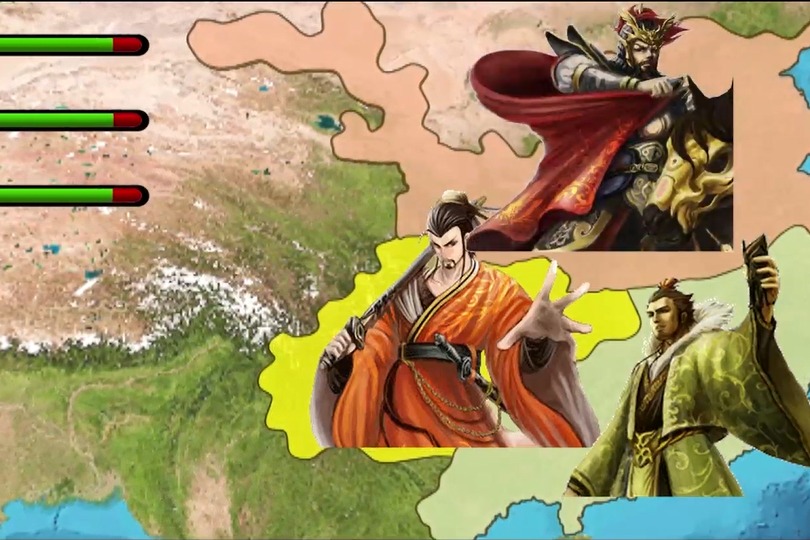 100秒带你看完三国领土变迁