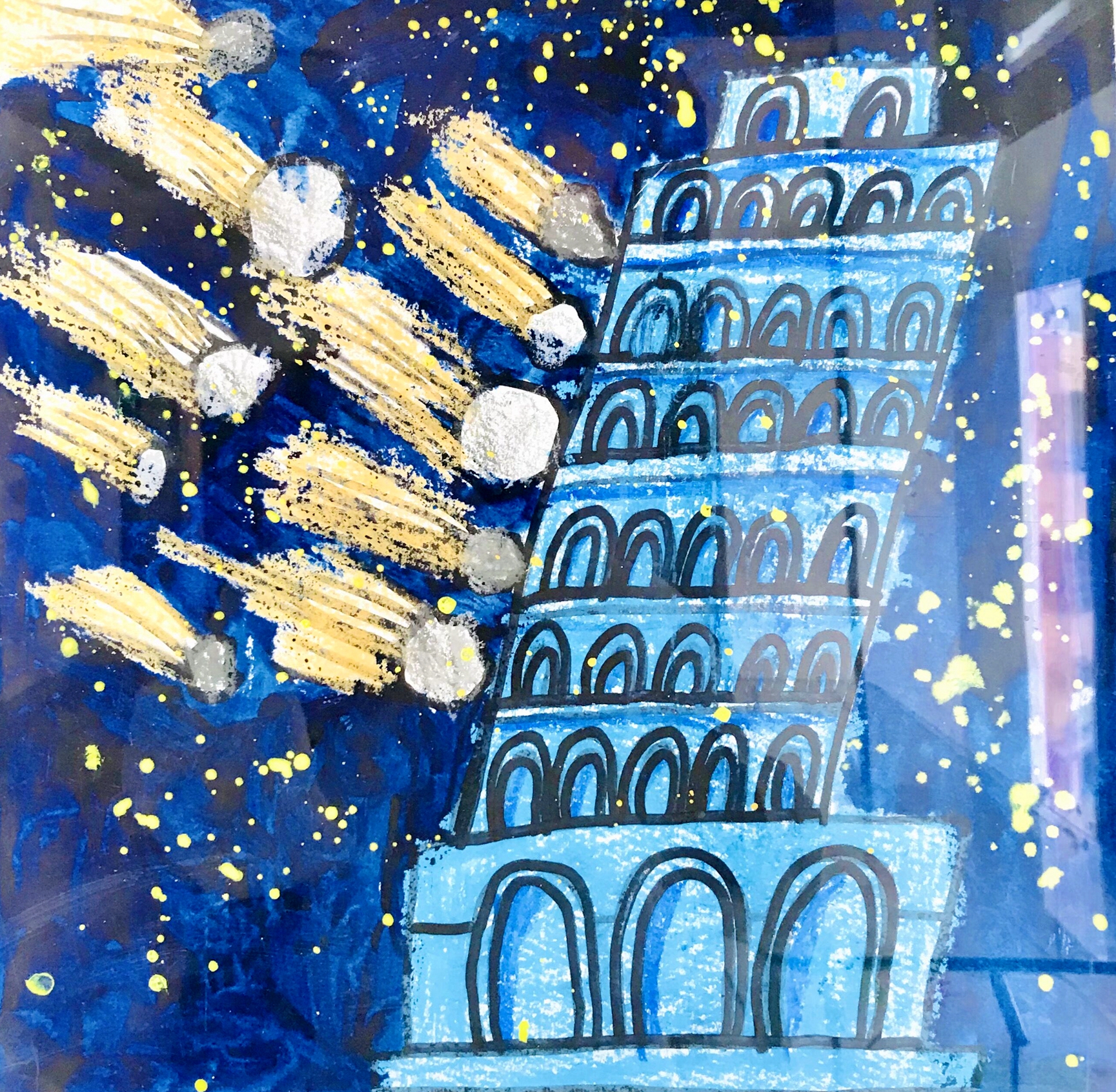 杨瀚杨依依绘画欣赏