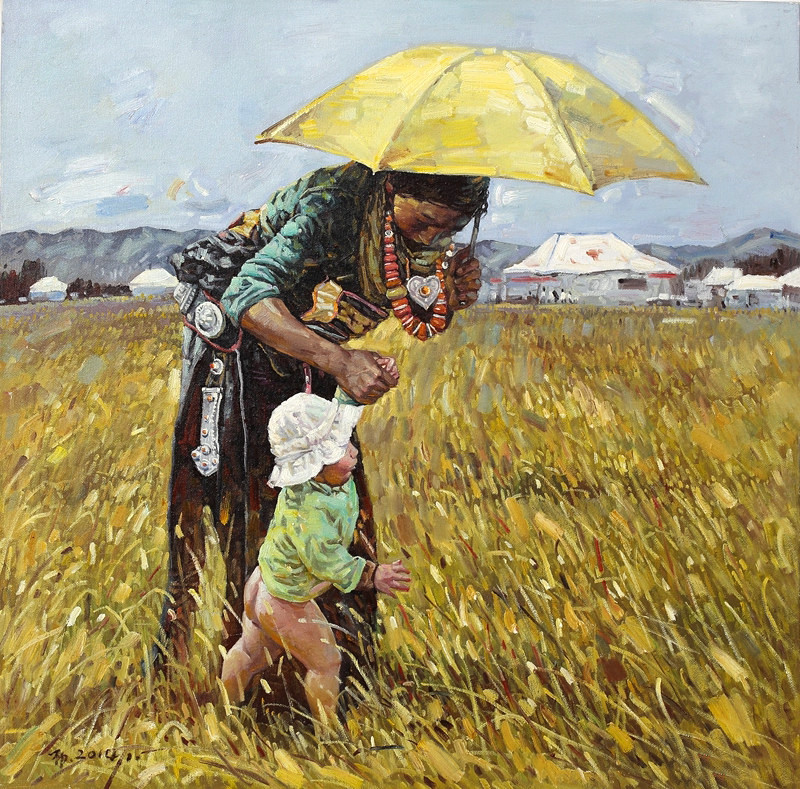 画家栾布油画作品选集__凤凰网