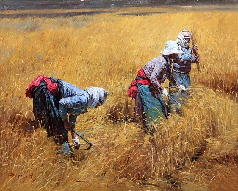 画家栾布油画作品选集__凤凰网