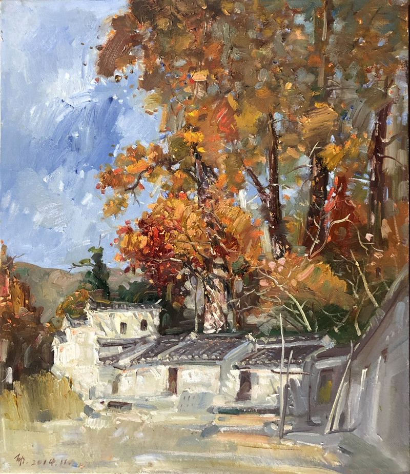 画家栾布油画作品选集__凤凰网