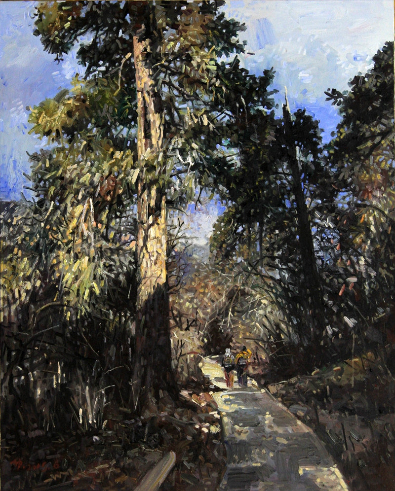 画家栾布油画作品选集__凤凰网