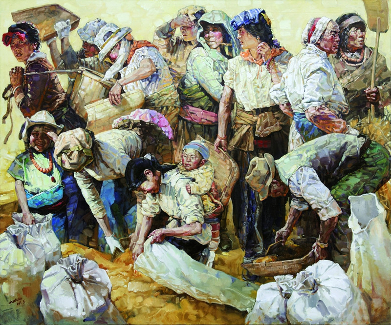 画家栾布油画作品选集__凤凰网