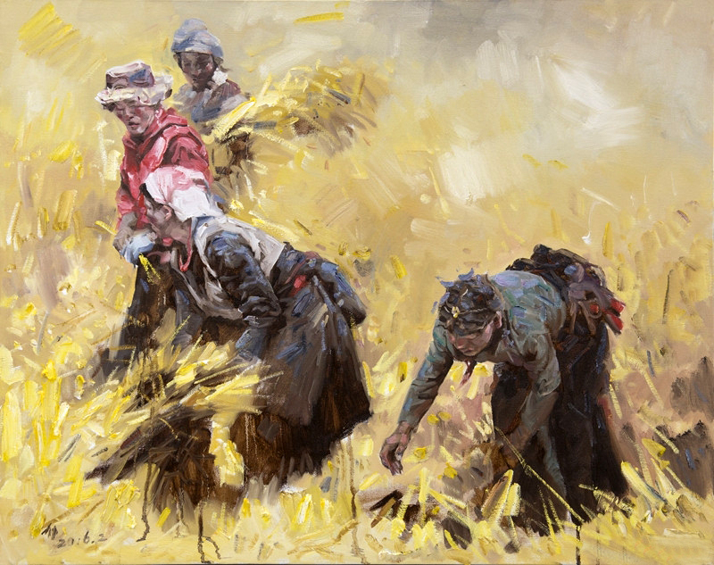 画家栾布油画作品选集__凤凰网