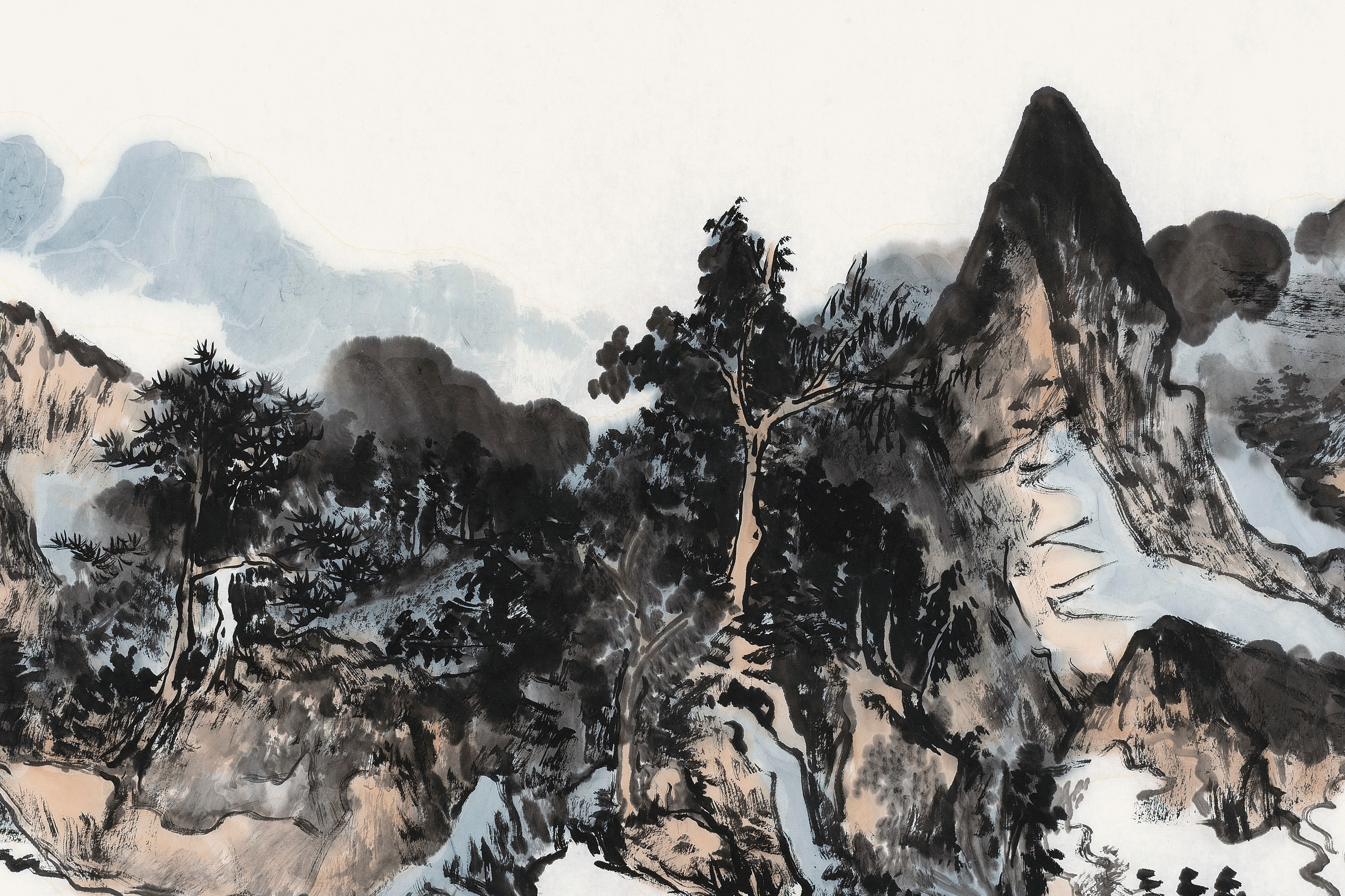 疏明雨后山——走进山水画家方辉的艺术世界