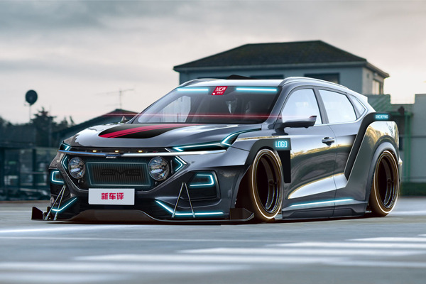 双面战神初登场宽体低趴不能少欧尚x5竟然能改成这样