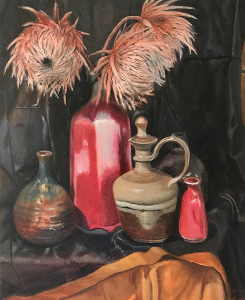 老师讲评一位学生的油画和粉彩画 凤凰网 老师讲评一位学生的油画和粉彩画 凤凰网