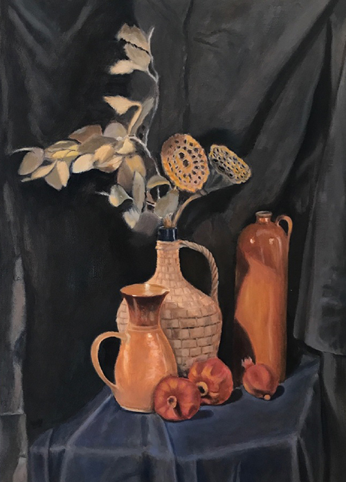 老师讲评一位学生的油画和粉彩画 凤凰网 老师讲评一位学生的油画和粉彩画 凤凰网