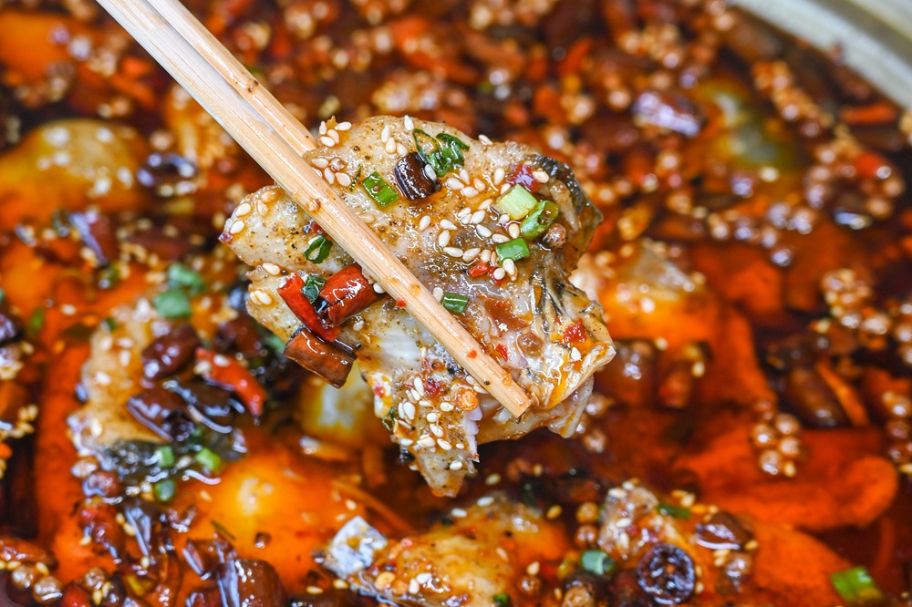 银川少见的沸腾鱼,惹人馋!