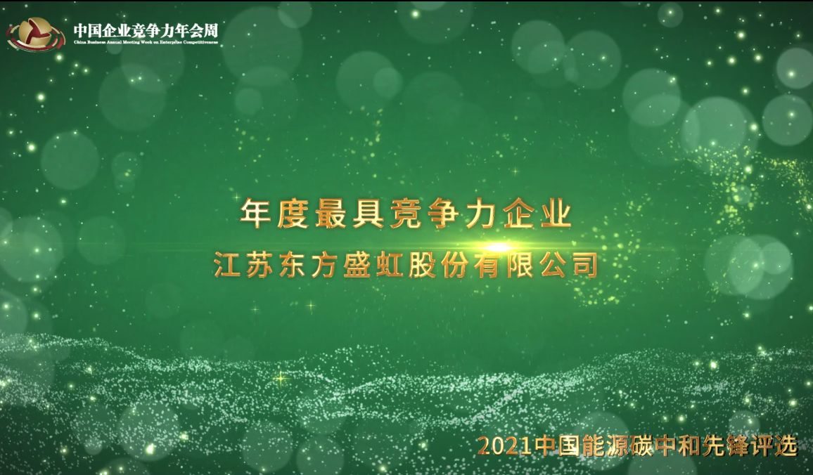 2021年度最具竞争力企业江苏东方盛虹股份有限公司