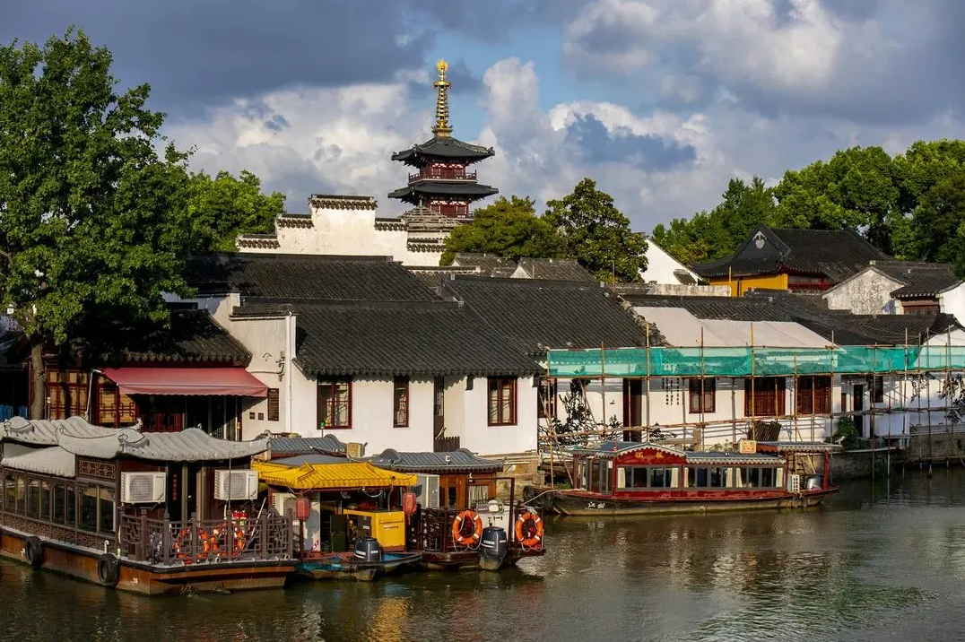 运河旅游苏州运河十景3枫桥夜泊再绘诗情画意图