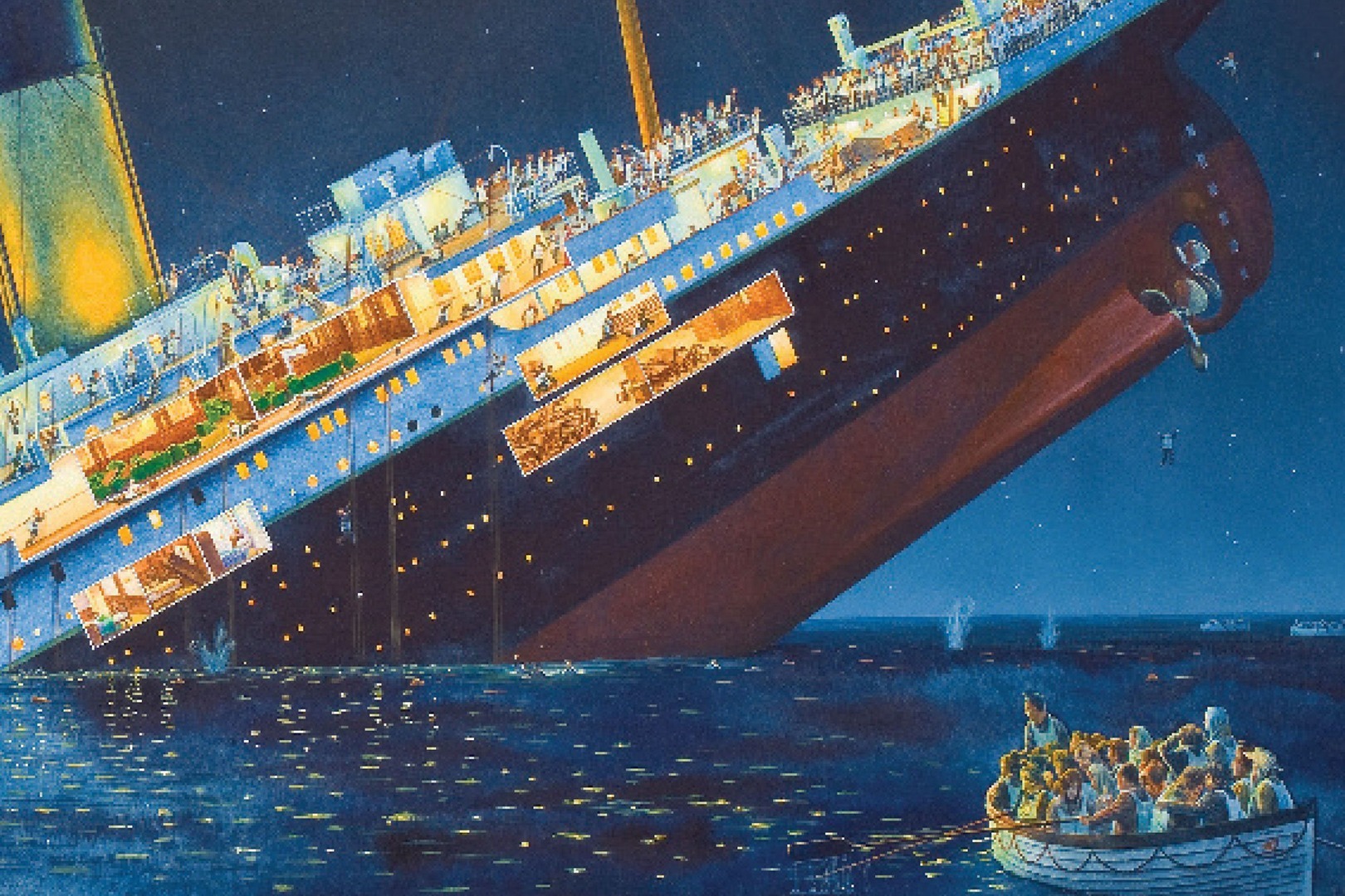 泰坦尼克号沉船之谜(这是一场资本家金钱阴谋)-风水人
