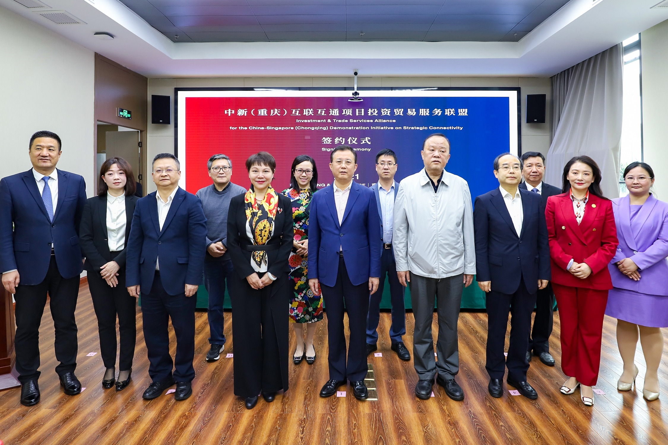 视频丨中新（重庆）互联互通项目投资贸易服务联盟在渝成立