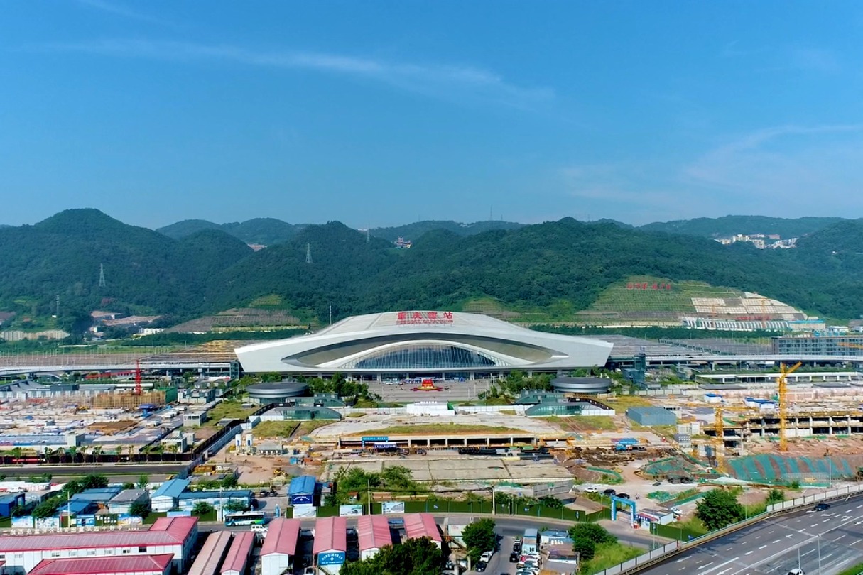 视频丨重庆西站二期主体工程有望2022年春节前完工