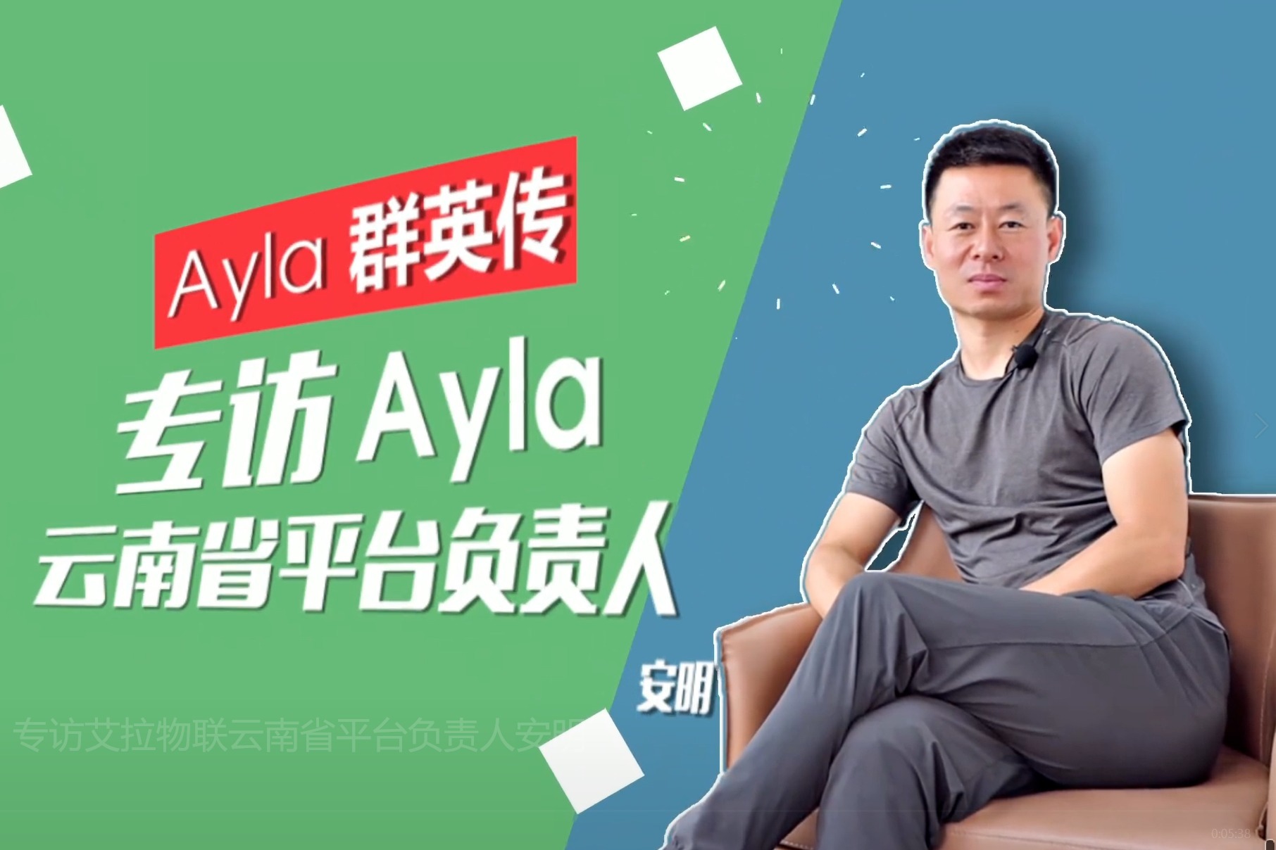 「Ayla 群英传」专访艾拉物联云南省平台负责人安明