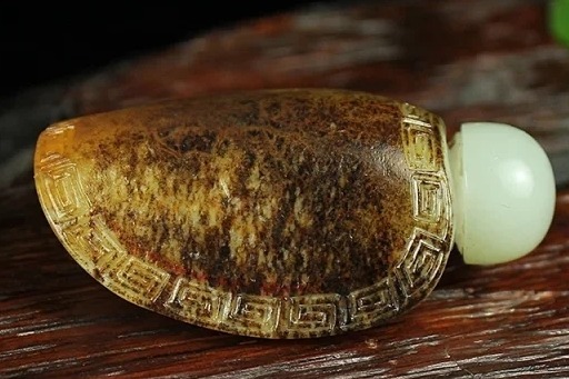 和田玉的另一种雕刻手法--阴雕_凤凰网