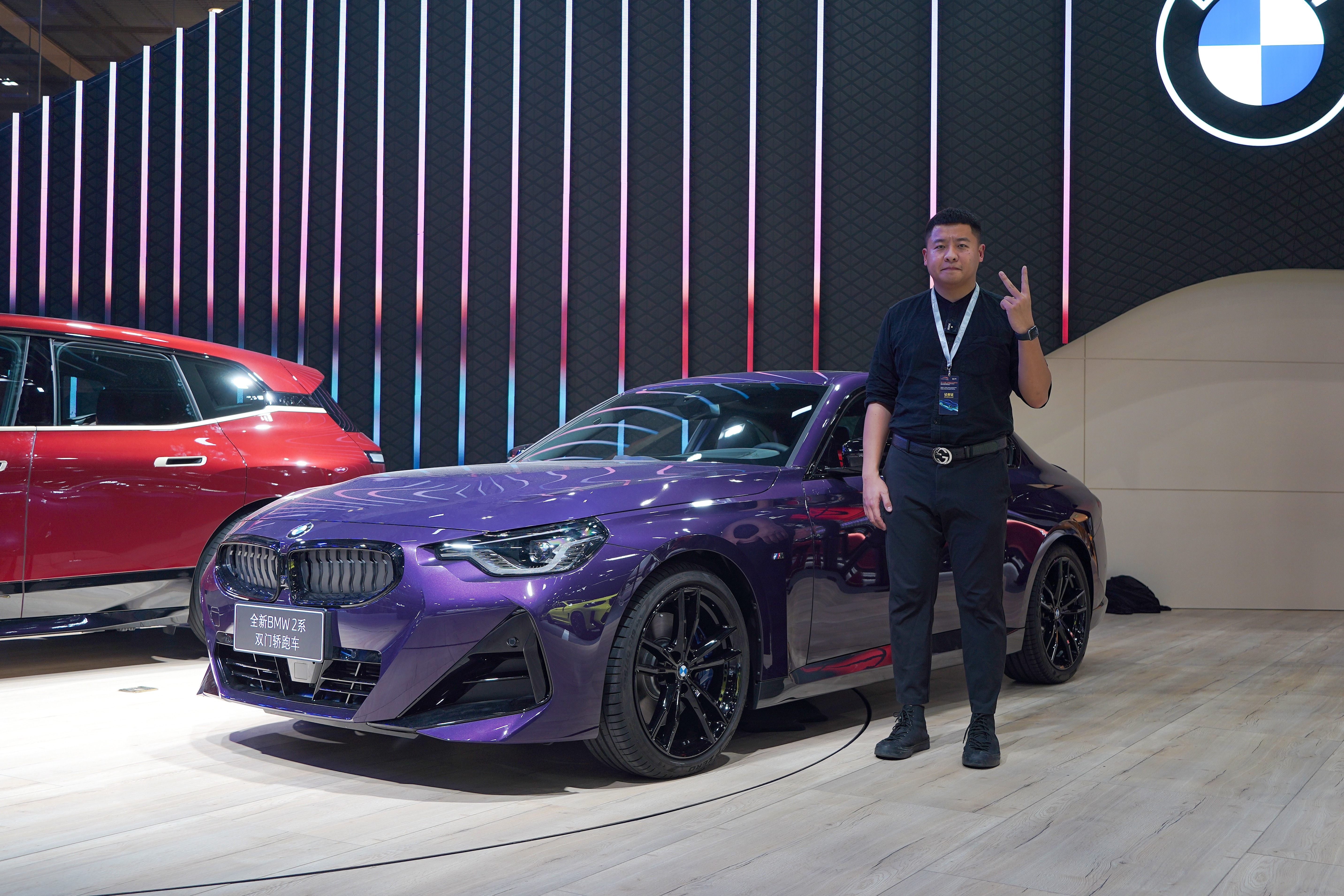 紫色高颜值战车！抢先实拍全新BMW 2系双门轿跑