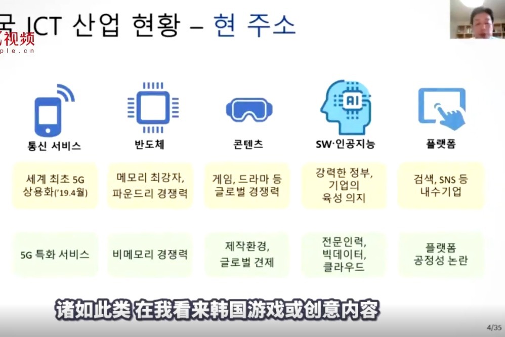 韩国知名ICT专家张锡永：浅析ICT产业韩国发展现状及中韩合作前景