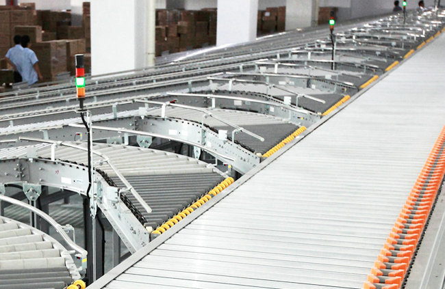 自动分拣系统一般由控制装置,分类装置,输送装置及分拣道口组成:1