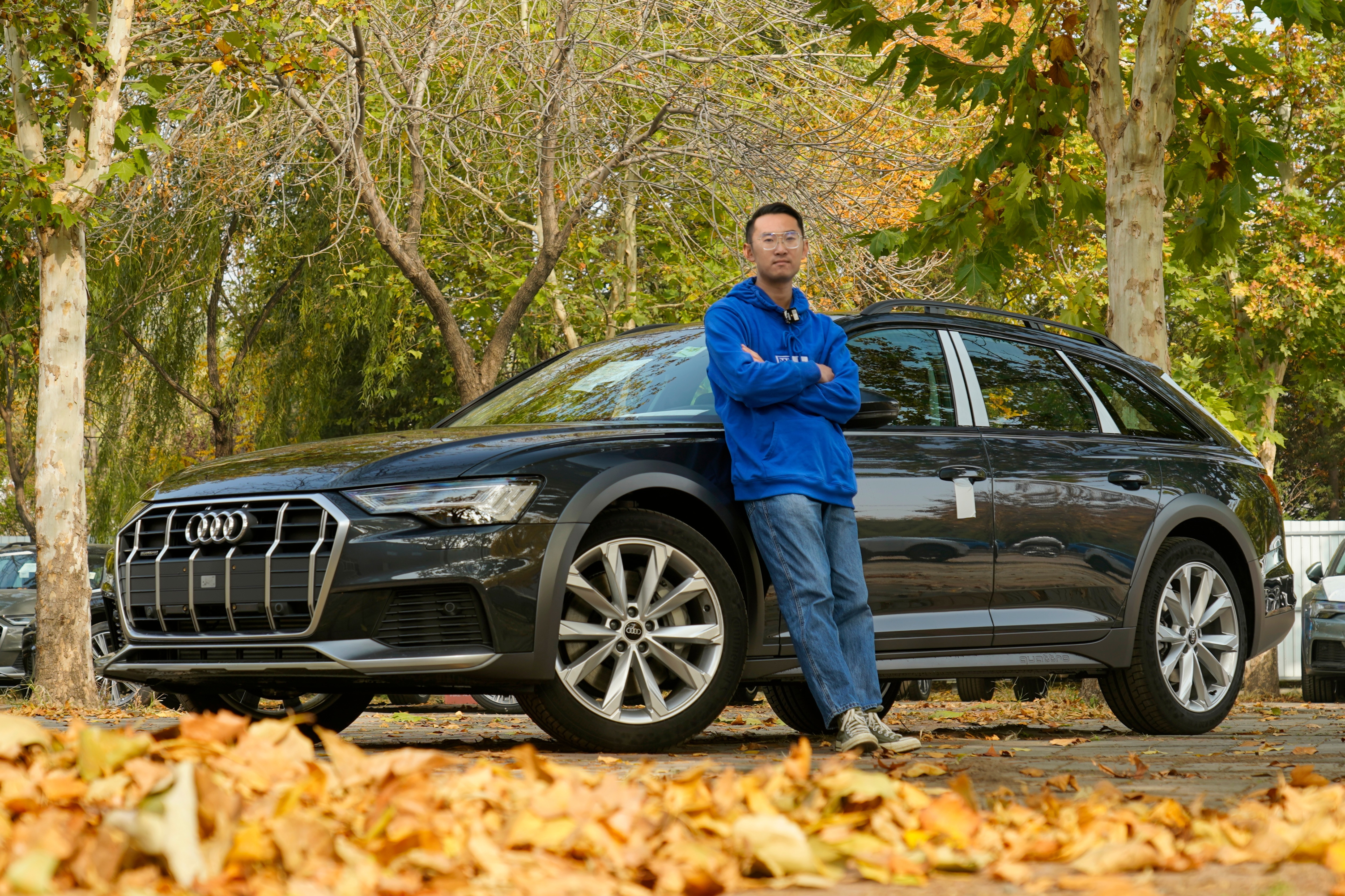 实拍2022款奥迪A6 allroad低配版！涨12000配置更厚道？