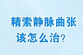 精索靜脈曲張該怎麼治