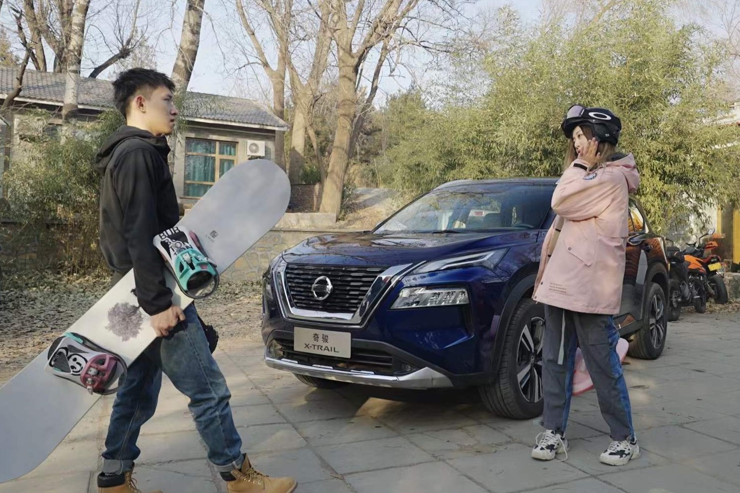 恭喜韩总喜提“雪场最丑滑手”称号！