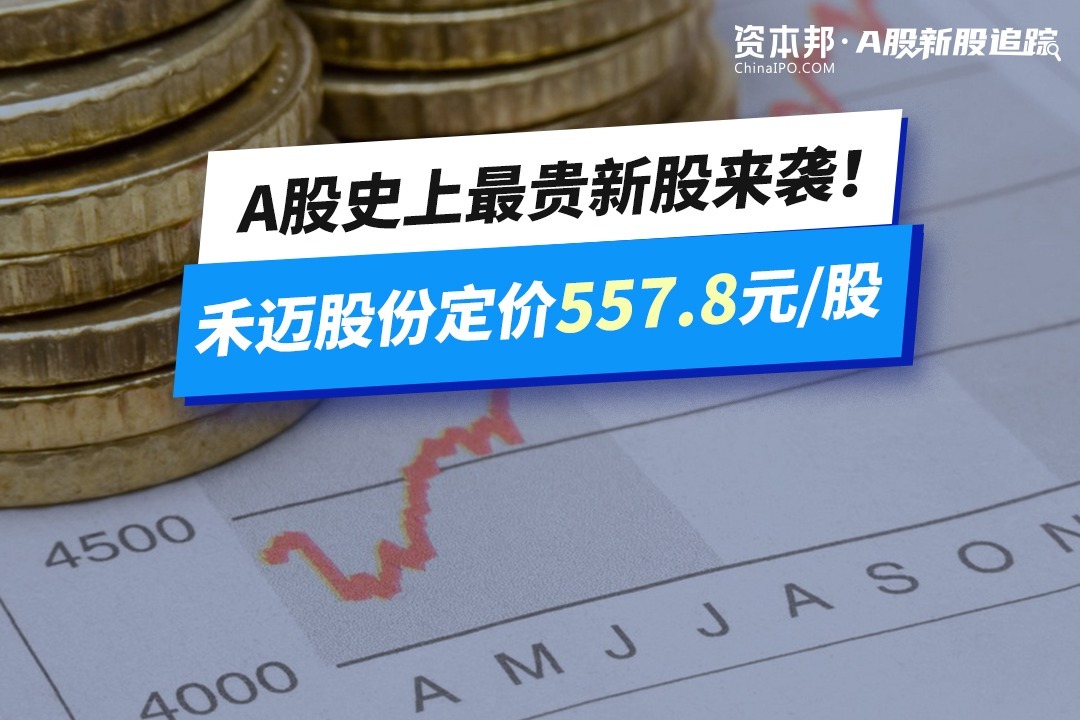 A股史上最贵新股来袭！禾迈股份定价557.8元/股