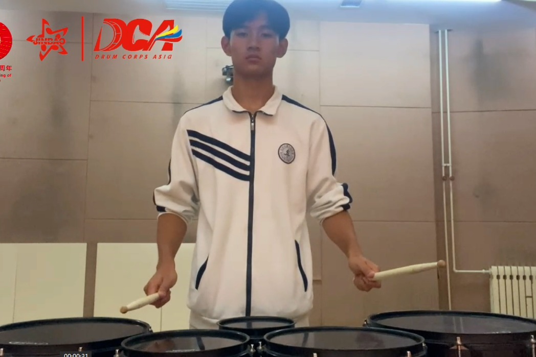 行进打击乐个人金奖作品展示:侯董斌,行进多音鼓_凤凰网视频_凤凰网