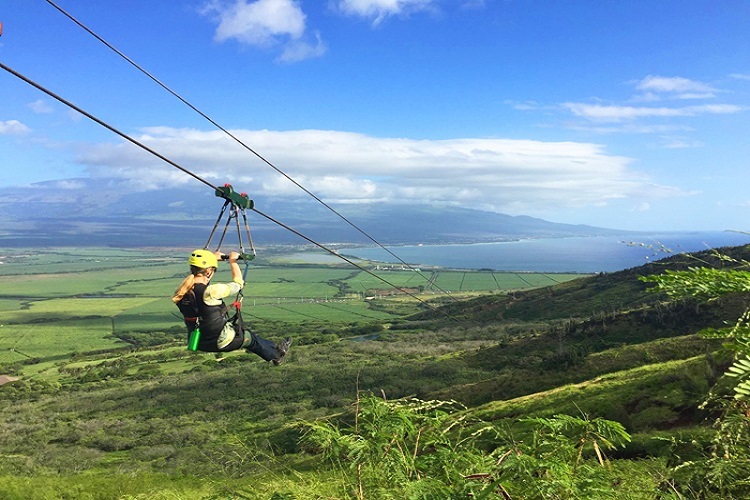 高空中的自在独行——滑索__凤凰网