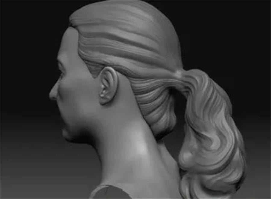 zbrush雕刻头发的技巧分享
