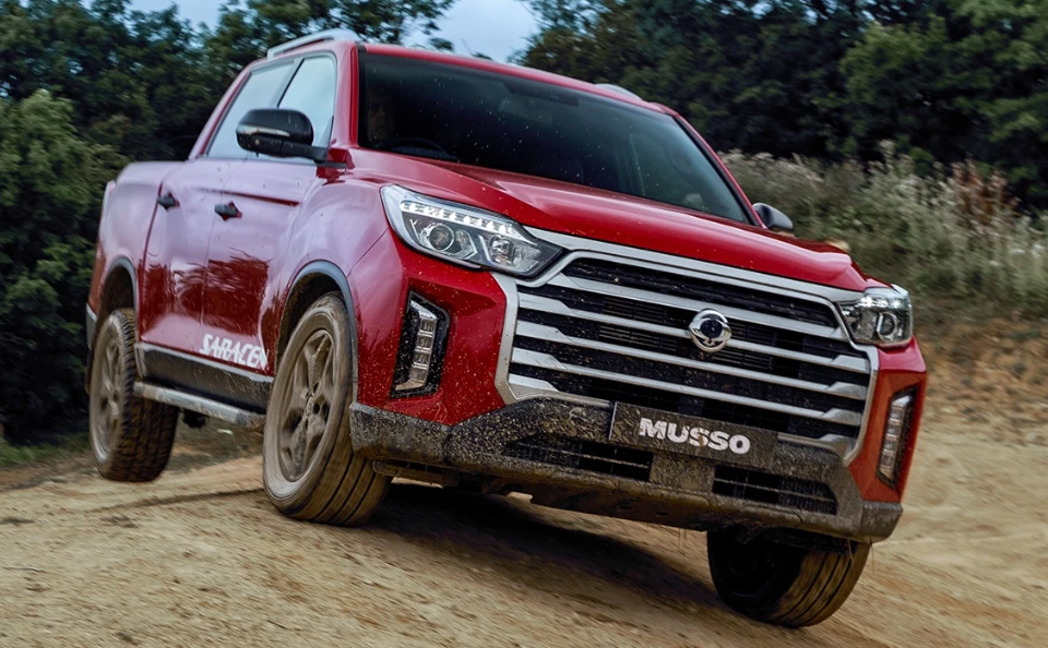 全新双龙musso已经开始销售22升柴油发动机百公里加速113秒