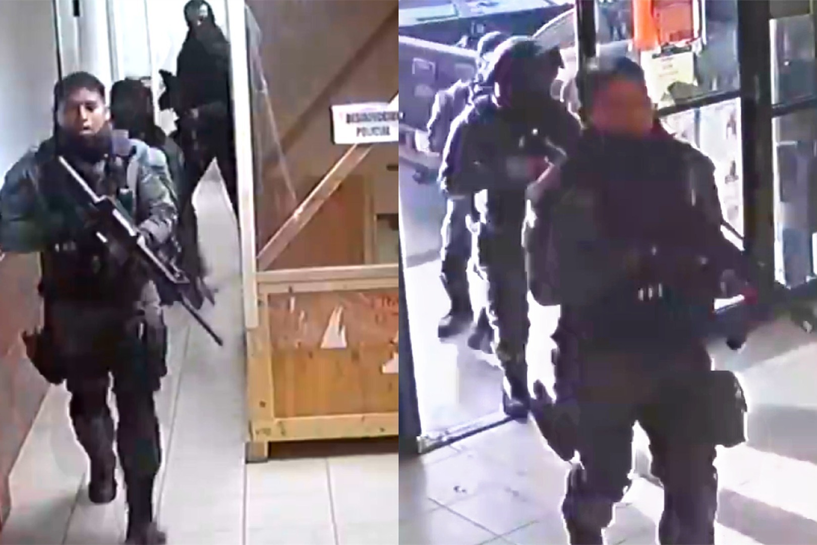 监拍：墨西哥“特种部队”劫狱带走毒枭 警察全程没有抵抗！