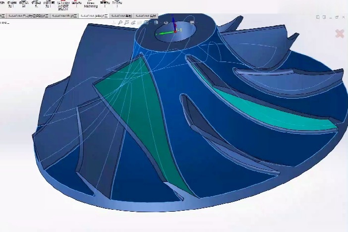 SolidCAM 叶轮加工-2 