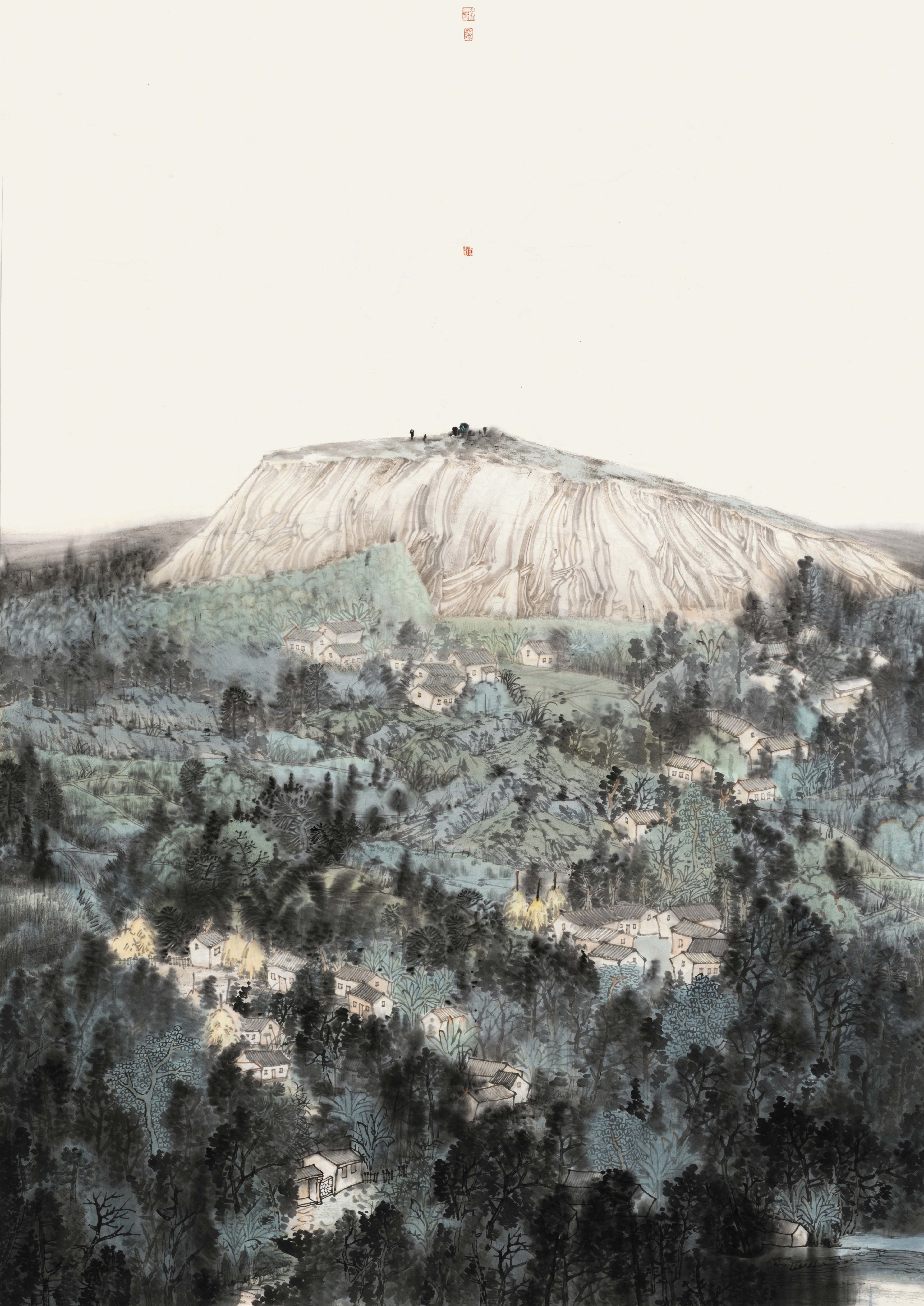 名家推荐中国美术家协会会员陈华山水画作品赏析