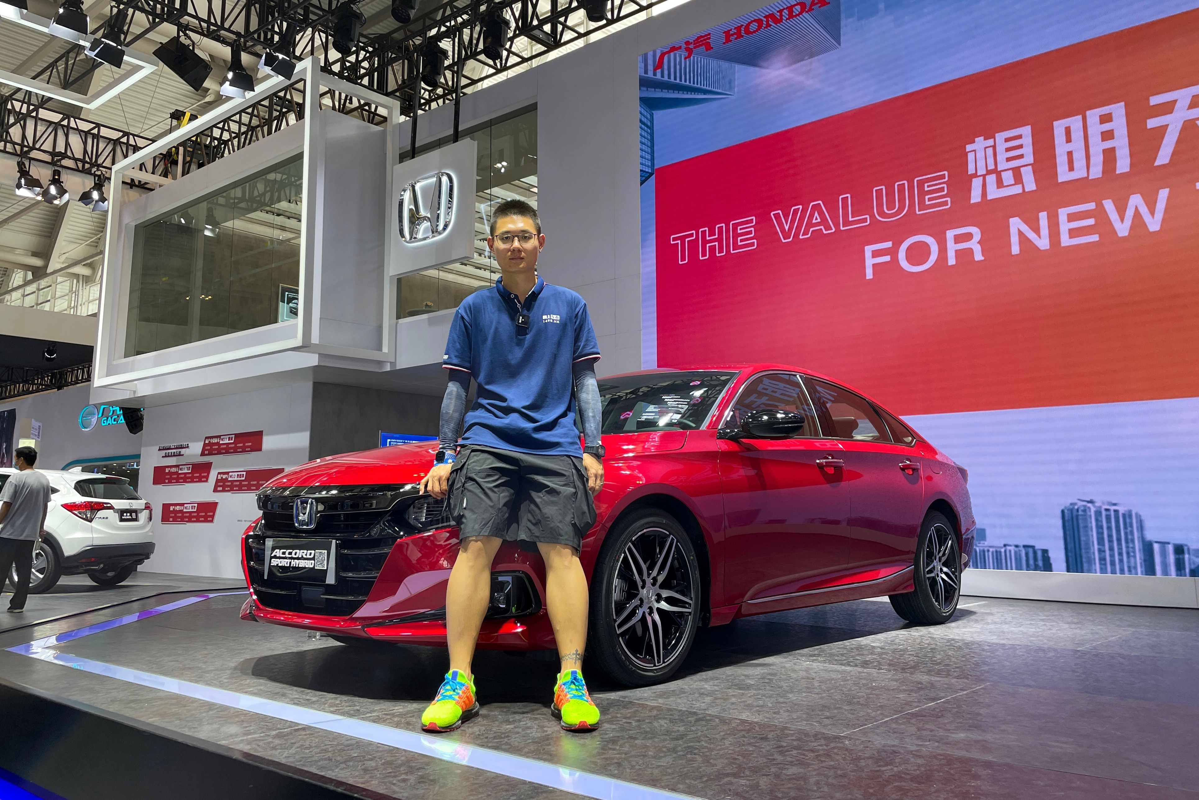 本田新雅阁混动抢先实拍：换装10.25英寸中控大屏，配置更强！