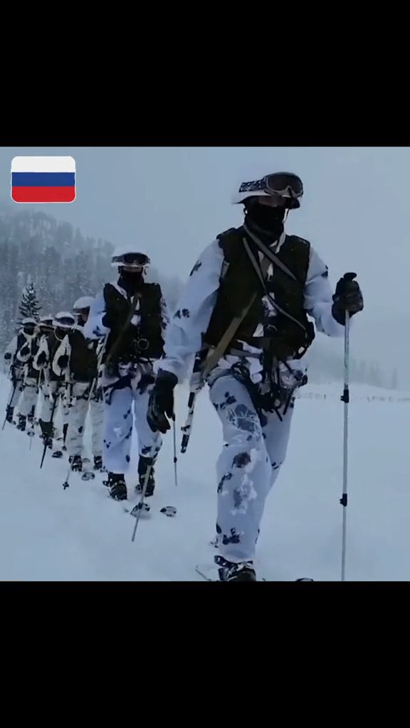 俄军雪地部队训练和演习