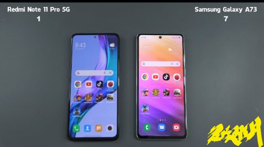 小米11 Pro 5G 与三星 A73 - 速度和相机测试