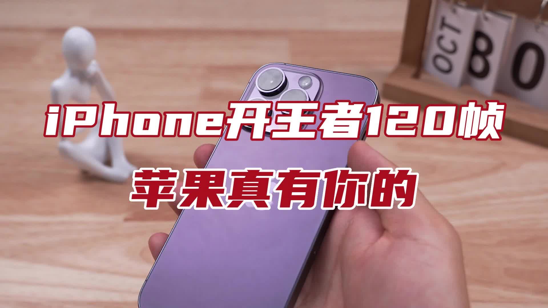 暗夜紫iPhone14Pro上手体验｜苹果将支持王者120帧？安卓笑了