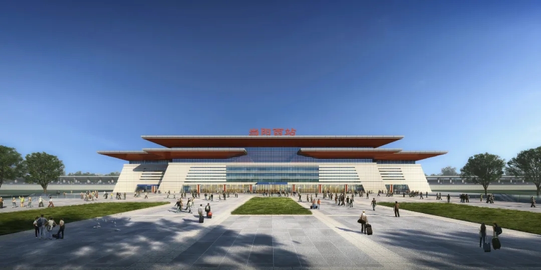 宜昌北站效果图宜昌北站位于城区以北龙泉镇,是沿江高铁和呼南高铁