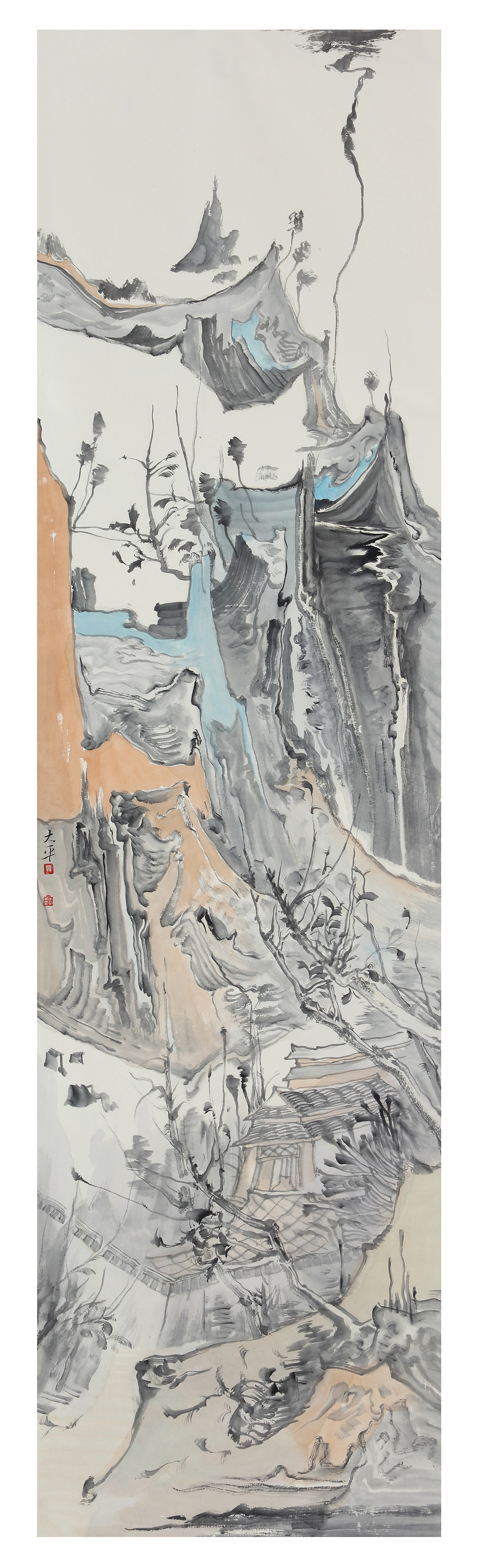 「谈书论画」画家肖大平,在传统笔墨之上架构出了自己的笔墨语言