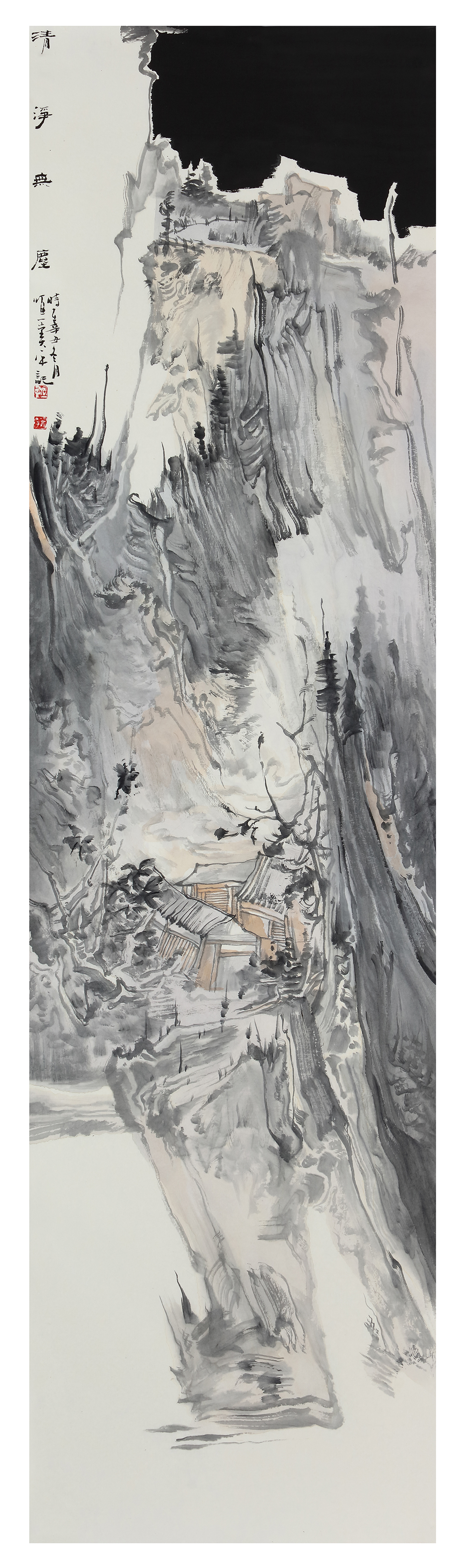 「谈书论画」画家肖大平,在传统笔墨之上架构出了自己的笔墨语言