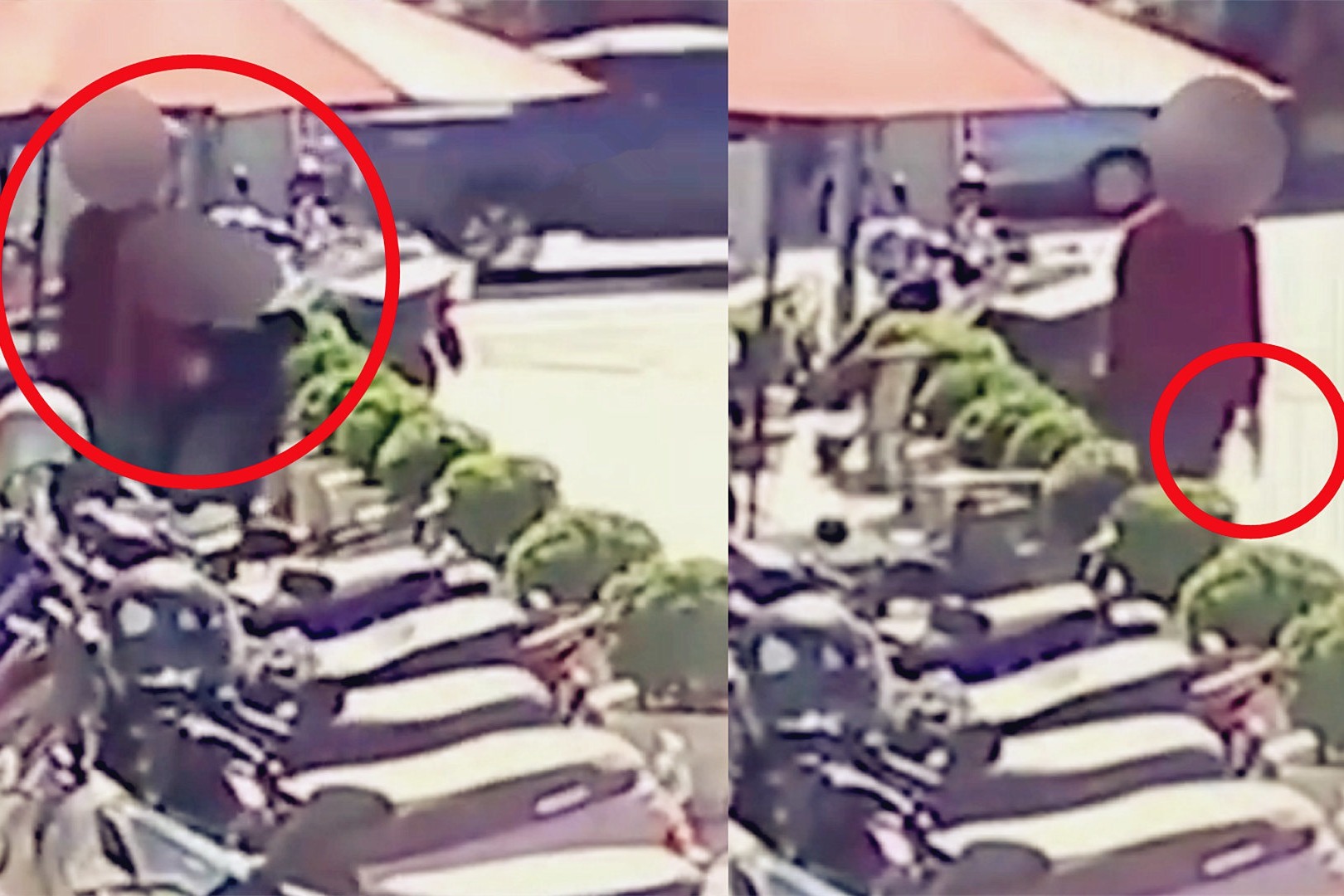 实拍：台湾一黑帮“老大”当街遭爆头枪杀 凶手跳楼时被抓获！