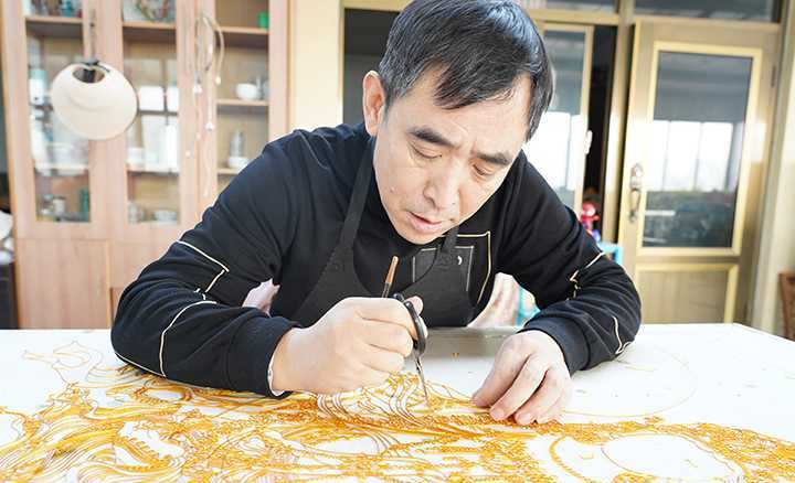 运河访谈|张雅军:景泰蓝版画 展示沧州运河文化__凤凰网