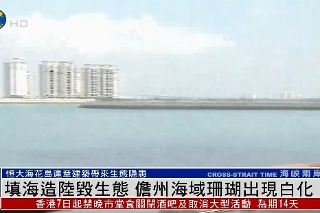 专家谈恒大海花岛违建危害：填海造陆毁生态，近海珊瑚白化