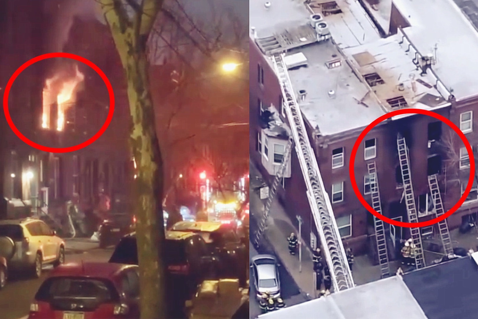 实拍：美国费城一公寓楼突发火灾 已致12人死亡 其中8名儿童！