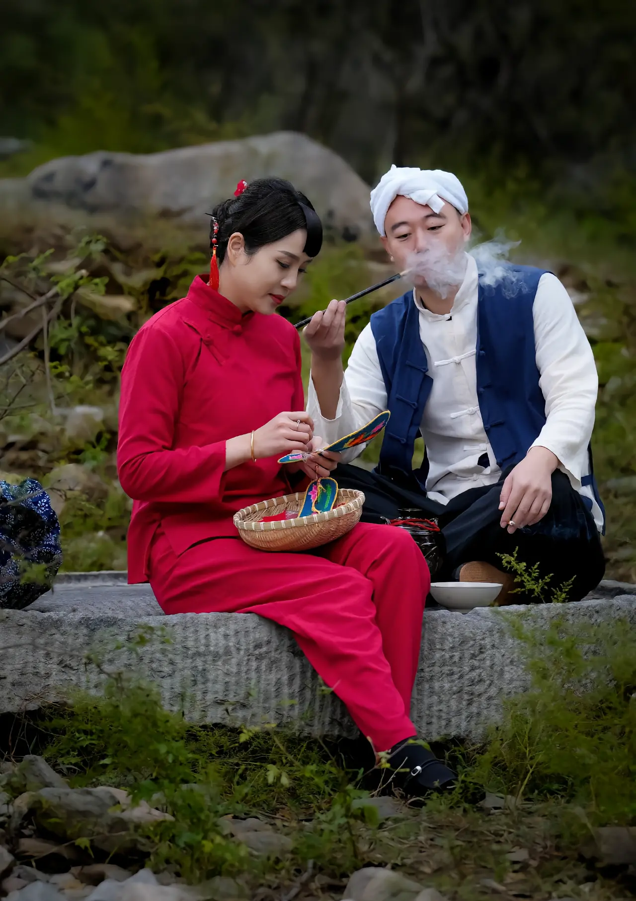 角色扮演情景剧陕北民歌《拉手手亲口口,咱俩仡佬佬里走》__凤凰网