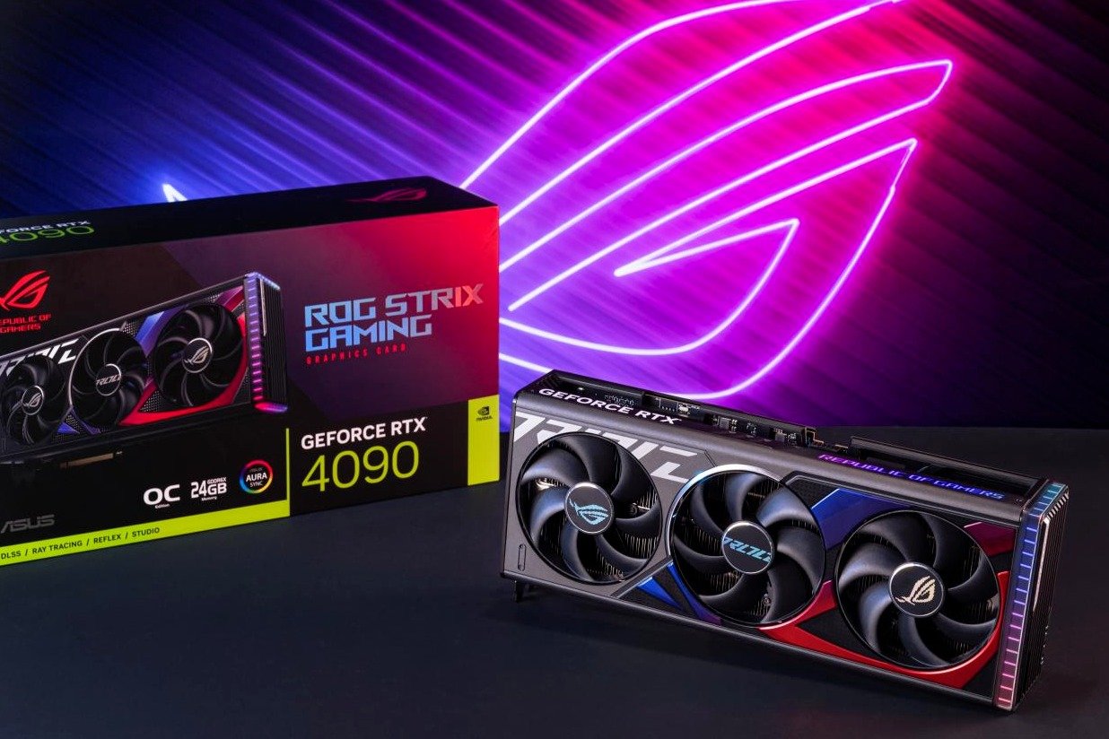 ROG STRIX GEFORCE RTX 4090 OC EDITION 24GB显卡展示