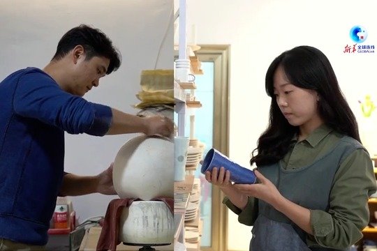 瓷博会探新·漂洋过海来“练摊”