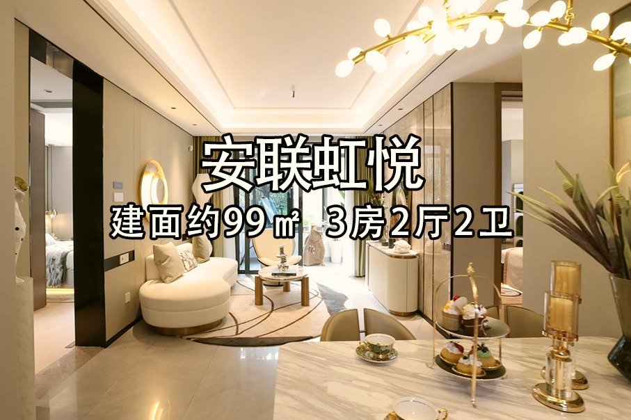#安联虹悦,大虹桥核心+国企新作,建面约99㎡,3房2厅2卫 _凤凰网视频_凤凰网